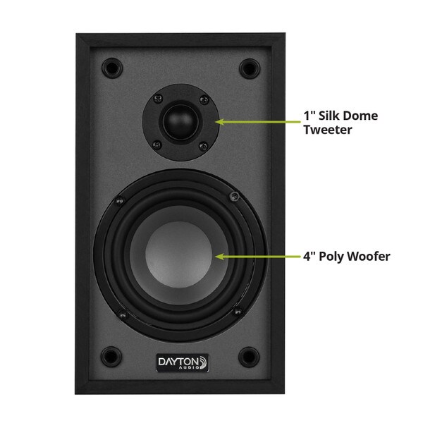 Main product image for Dayton Audio Classic B40 Bookshelf Speaker Pair Black300-250